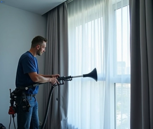 Professional commercial curtain cleaning process equipment Matty Curtain Cleaning woronora-heights-nsw